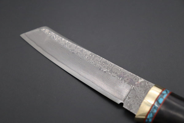 Hattori 傘 SAN Limited Edition SAN-103 "Cowry X Damascus Classic Tanto"