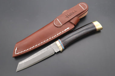 Hattori 傘 SAN Limited Edition SAN-103 "Cowry X Damascus Classic Tanto"