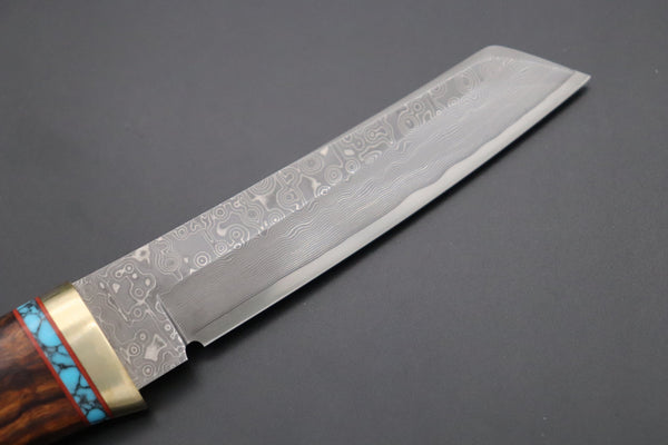 Hattori 傘 SAN Limited Edition SAN-104 "Cowry X Damascus Classic Tanto"