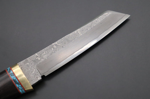 Hattori 傘 SAN Limited Edition SAN-105 "Cowry X Damascus Classic Tanto"