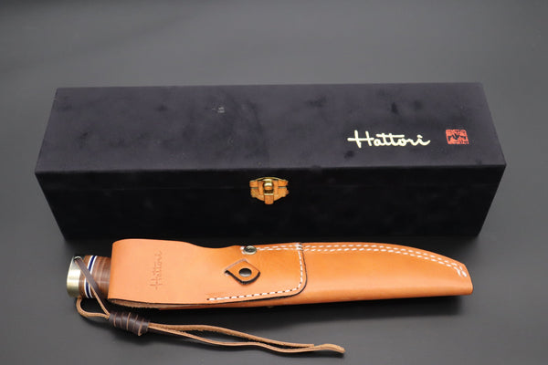 Hattori 傘 SAN Limited Edition SAN-111 Cowry-X Damascus "Classic Final Road Hunter” (Serial No.3) (Extra Large = Extra Limited)