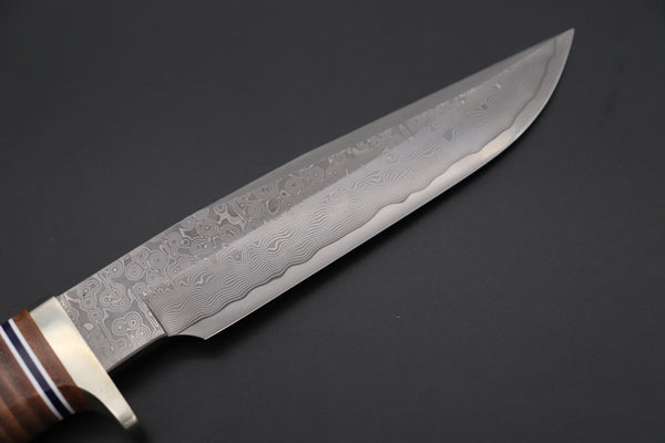Hattori 傘 SAN Limited Edition SAN-111 Cowry-X Damascus "Classic Final Road Hunter” (Serial No.3) (Extra Large = Extra Limited)
