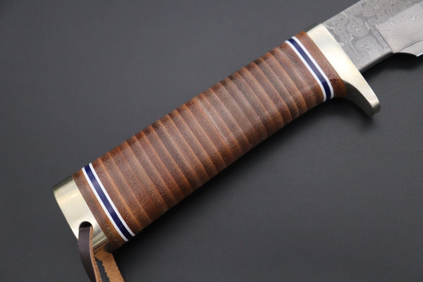 Hattori 傘 SAN Limited Edition SAN-111 Cowry-X Damascus "Classic Final Road Hunter” (Serial No.3) (Extra Large = Extra Limited)