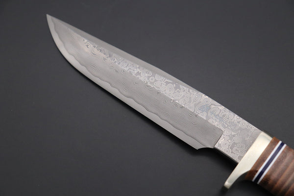 Hattori 傘 SAN Limited Edition SAN-111 Cowry-X Damascus "Classic Final Road Hunter” (Serial No.3) (Extra Large = Extra Limited)