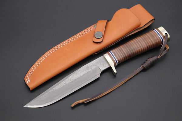 Hattori 傘 SAN Limited Edition SAN-111 Cowry-X Damascus "Classic Final Road Hunter” (Serial No.3) (Extra Large = Extra Limited)