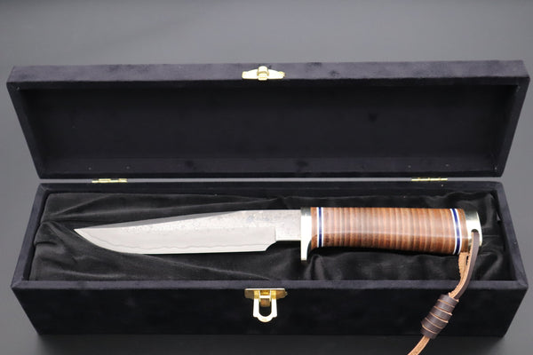 Hattori 傘 SAN Limited Edition SAN-111 Cowry-X Damascus "Classic Final Road Hunter” (Serial No.3) (Extra Large = Extra Limited)