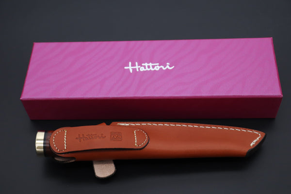 Hattori 傘 SAN Limited Edition  SAN-117-1 "Serial No.1" Custom Classic Tanto (Cocobolo Wood Handle)