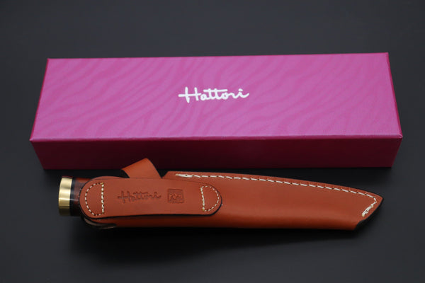 Hattori 傘 SAN Limited Edition  SAN-117-2 "Serial No.2" Custom Classic Tanto (Cocobolo Wood Handle)