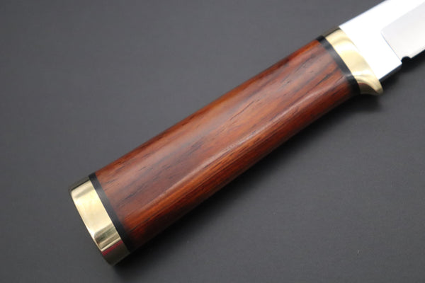 Hattori 傘 SAN Limited Edition  SAN-117-8 "Serial No.8" Custom Classic Tanto (Cocobolo Wood Handle)