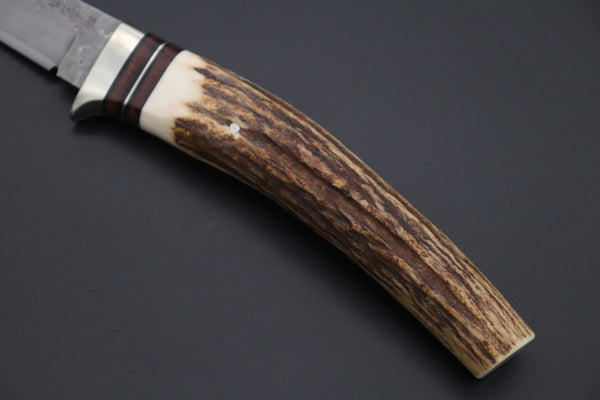 Hattori 傘 SAN Limited Edition SAN-127B "Cowry X Damascus Classic Tanto" - japaneseknifedirect.mom