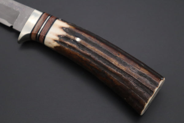 Hattori 傘 SAN Limited Edition SAN-127C "Cowry X Damascus Classic Tanto" - japaneseknifedirect.mom