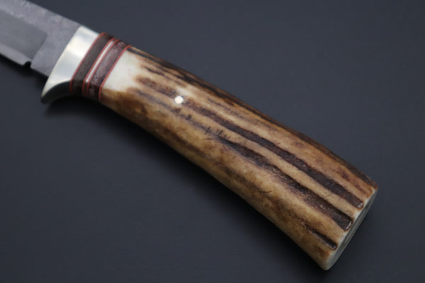 Hattori 傘 SAN Limited Edition SAN-127D "Cowry X Damascus Classic Tanto" - japaneseknifedirect.mom