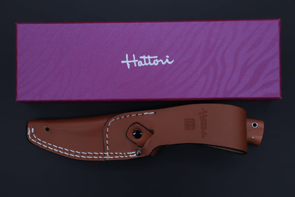 Hattori 傘 SAN Limited Edition SAN-129 Urbane Hunters (Stabilized Maplewood Handle) - japaneseknifedirect.mom