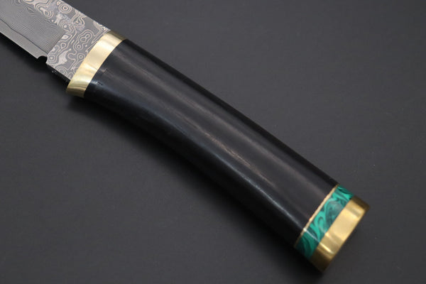Hattori 傘 SAN Limited Edition SAN-130 "Cowry X Damascus Classic Tanto" - japaneseknifedirect.mom