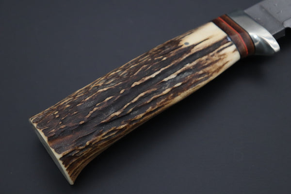Hattori 傘 SAN Limited Edition SAN-133B Cowry-X Damascus Mighty Wild Hunter - japaneseknifedirect.mom