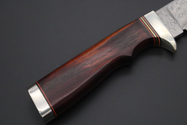 Hattori 傘 SAN Limited Edition SAN-135 Cowry-X Damascus Mighty Hunter (2025 Edition) - japaneseknifedirect.mom