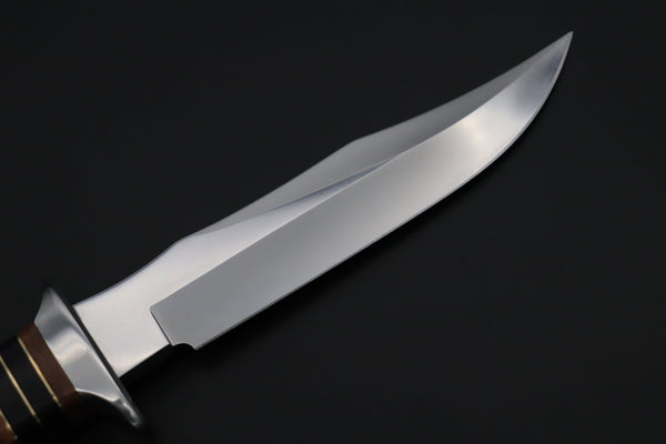 Hattori 傘 SAN Limited Edition SAN-141 S.O.G. Bowie Knife, “Hattori Black Edition” - japaneseknifedirect.mom
