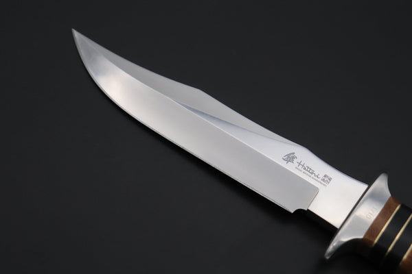 Hattori 傘 SAN Limited Edition SAN-141 S.O.G. Bowie Knife, “Hattori Black Edition” - japaneseknifedirect.mom