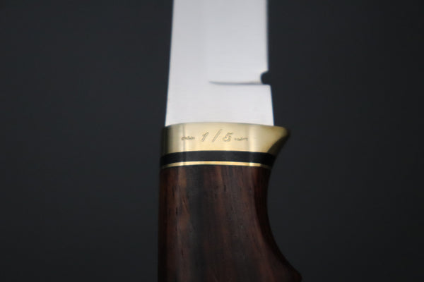 Hattori 傘 SAN Limited Edition SAN-149 "Universe Edition" Custom Classic Tanto (Custom Cocobolo Wood Handle) - japaneseknifedirect.mom