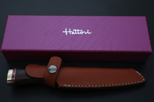 Hattori 傘 SAN Limited Edition SAN-149 "Universe Edition" Custom Classic Tanto (Custom Cocobolo Wood Handle) - japaneseknifedirect.mom