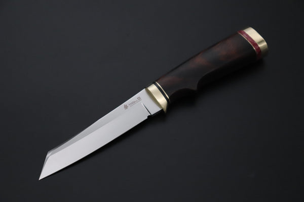 Hattori 傘 SAN Limited Edition SAN-149 "Universe Edition" Custom Classic Tanto (Custom Cocobolo Wood Handle) - japaneseknifedirect.mom