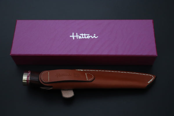Hattori 傘 SAN Limited Edition SAN-149 "Universe Edition" Custom Classic Tanto (Custom Cocobolo Wood Handle) - japaneseknifedirect.mom