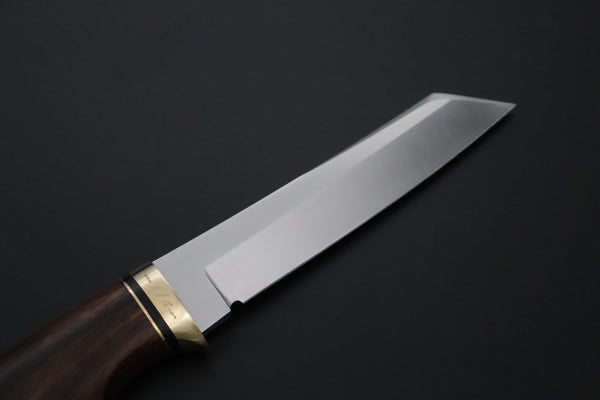 Hattori 傘 SAN Limited Edition SAN-149 "Universe Edition" Custom Classic Tanto (Custom Cocobolo Wood Handle) - japaneseknifedirect.mom