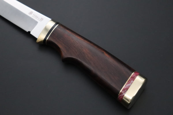 Hattori 傘 SAN Limited Edition SAN-149 "Universe Edition" Custom Classic Tanto (Custom Cocobolo Wood Handle) - japaneseknifedirect.mom