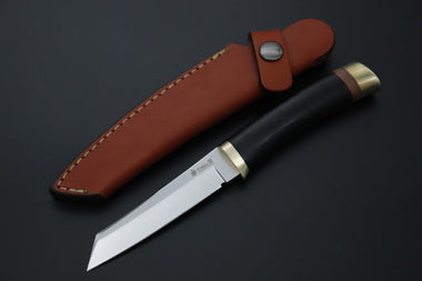 Hattori 傘 SAN Limited Edition SAN-150 "Hattori Natures Edition" Custom Classic Tanto (Custom Combination Wood Handle) - japaneseknifedirect.mom