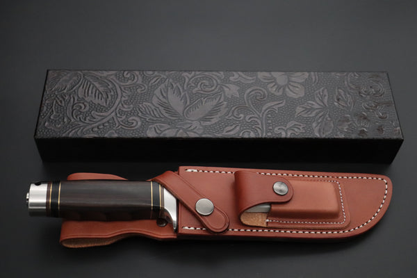 Hattori 傘 SAN Limited Edition SAN-153 S.O.G. Bowie Knife, “Hattori Natures Edition” - japaneseknifedirect.mom