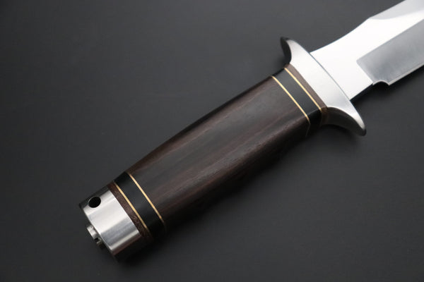 Hattori 傘 SAN Limited Edition SAN-153 S.O.G. Bowie Knife, “Hattori Natures Edition” - japaneseknifedirect.mom