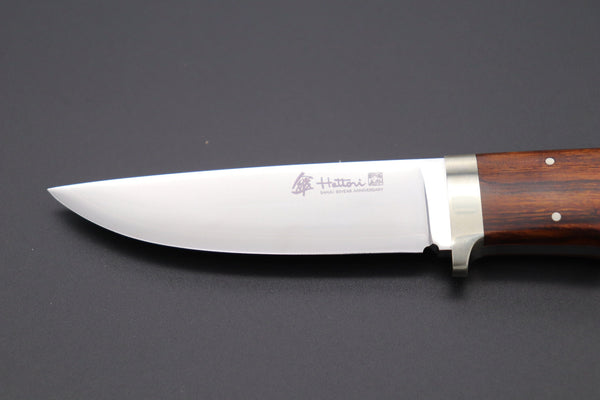 Hattori 傘 SAN Limited Edition SAN-64A Urbane Hunters (Desert Ironwood Handle) - japaneseknifedirect.mom