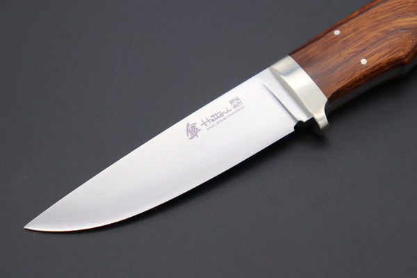 Hattori 傘 SAN Limited Edition SAN-64B Urbane Hunters (Desert Ironwood Handle) - japaneseknifedirect.mom