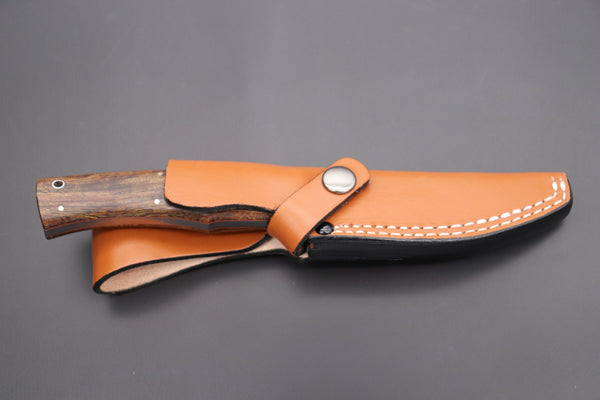 Hattori 傘 SAN Limited Edition SAN-64D Urbane Hunters (Desert Ironwood Handle) - japaneseknifedirect.mom