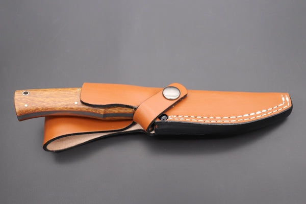Hattori 傘 SAN Limited Edition SAN-64F Urbane Hunters (Desert Ironwood Handle) - japaneseknifedirect.mom