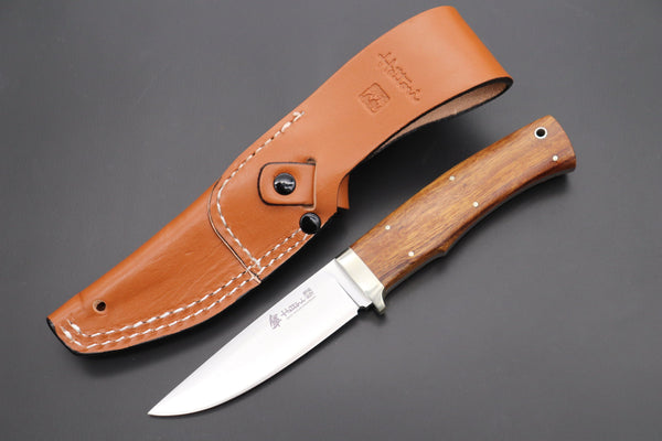 Hattori 傘 SAN Limited Edition SAN-64F Urbane Hunters (Desert Ironwood Handle) - japaneseknifedirect.mom