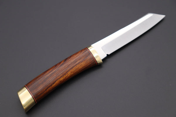 Hattori 傘 SAN Limited Edition  SAN-65-2 Classic Tanto (Desert Ironwood Handle)