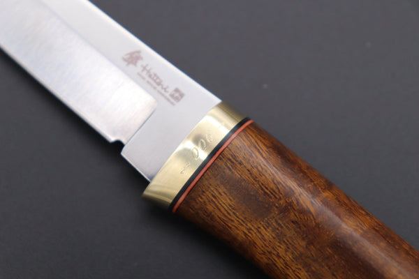 Hattori 傘 SAN Limited Edition  SAN-65-6 Classic Tanto (Desert Ironwood Handle) - japaneseknifedirect.mom