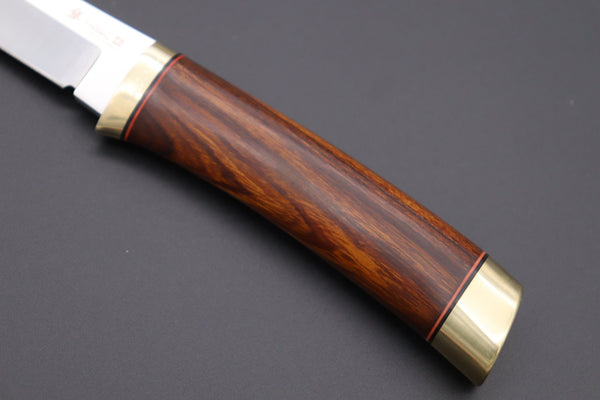 Hattori 傘 SAN Limited Edition  SAN-65-8 Classic Tanto (Desert Ironwood Handle) - japaneseknifedirect.mom