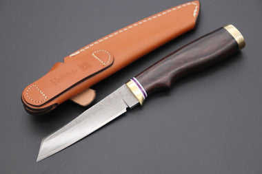 Hattori 傘 SAN Limited Edition SAN-66 Cowry-X Damascus TANTO-Special-Utility - japaneseknifedirect.mom