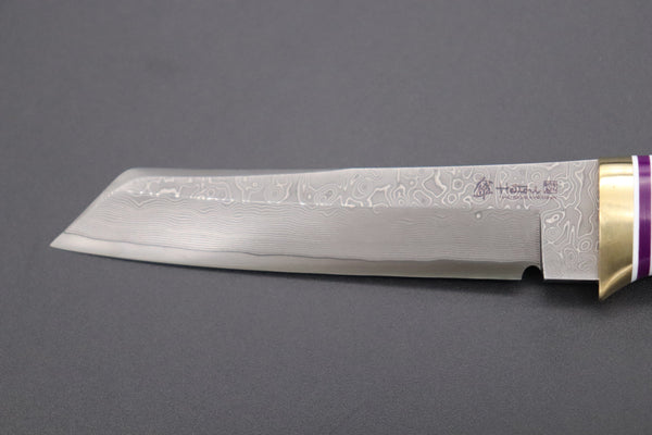 Hattori 傘 SAN Limited Edition SAN-66 Cowry-X Damascus TANTO-Special-Utility - japaneseknifedirect.mom