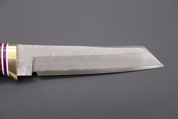 Hattori 傘 SAN Limited Edition SAN-67 Cowry-X Damascus TANTO-Special-Utility - japaneseknifedirect.mom