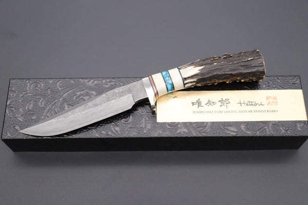 Hattori 傘 SAN Limited Edition SAN-68 Cowry-X Damascus "Wild Road Hunter"