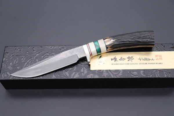 Hattori 傘 SAN Limited Edition SAN-70 Cowry-X Damascus "Wild Road Hunter"