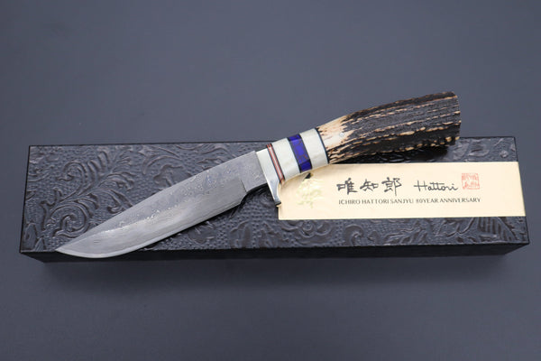Hattori 傘 SAN Limited Edition SAN-72 Cowry-X Damascus "Wild Road Hunter"