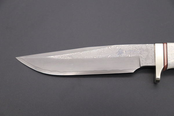 Hattori 傘 SAN Limited Edition SAN-73 Cowry-X Damascus "Wild Road Hunter"