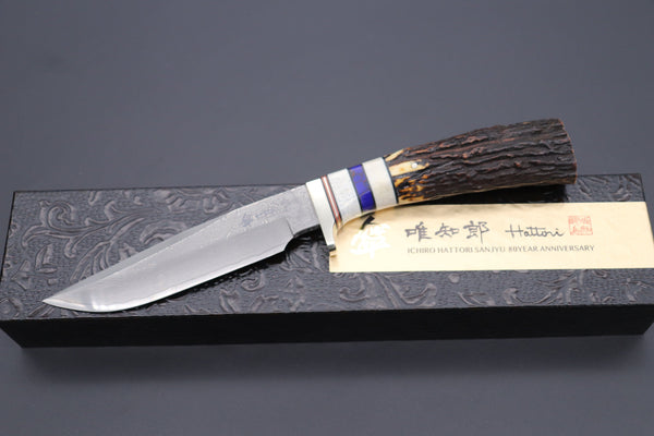 Hattori 傘 SAN Limited Edition SAN-73 Cowry-X Damascus "Wild Road Hunter"