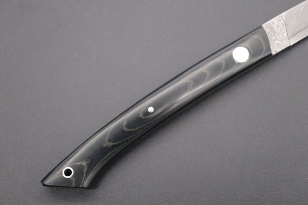 Hattori 傘 SAN Limited Edition SAN-75 Cowry-X Damascus “Two-Tone” Slim Utility