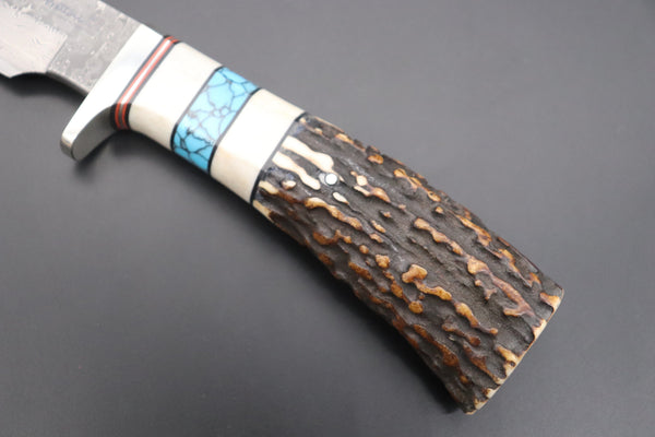 Hattori 傘 SAN Limited Edition SAN-80 Cowry-X Damascus "Wild Road Hunter (Extra Large)"