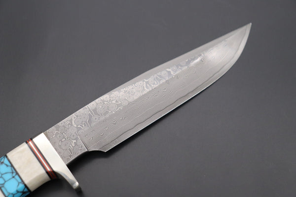 Hattori 傘 SAN Limited Edition SAN-80 Cowry-X Damascus "Wild Road Hunter (Extra Large)"